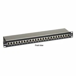 BLACK BOX JPS60A-24 CAT6 SHIELDED PATCH PANEL, 24-PORT