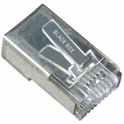 BLACK BOX FMTP5ES-250PAK CAT5E SHIELDED MODULAR PLUGS, RJ-45, 250