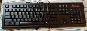 KENSINGTON COMPUTER K64370A KEYBOARD - 104 - CABLE - USB - BLACK