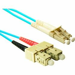 ENET SOLUTIONS, INC. SCLC-10G-3M-ENC ENET 3M SC/LC DUPLEX MULTIMODE 50/125 10GB OM3 OR BETTER AQUA FIBER PATCH CABLE
