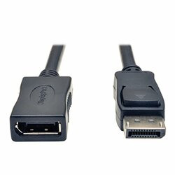 TRIPP LITE P579-006 6FT DISPLAYPORT EXTENSION CABLE WITH LATCHES VIDEO / AUDIO HDCP DP EXTENSION M/F