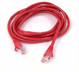 BELKIN COMPONENTS A3L980-06-RED-S 6FT CAT6 SNAGLESS PATCH CABLE, UTP, RED PVC JACKET, 23AWG, 50 MICRON, GOLD PLATE