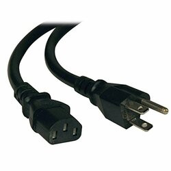 TRIPP LITE P007-002 2FT POWER CORD 15A 14AWG 5-15P TO C13