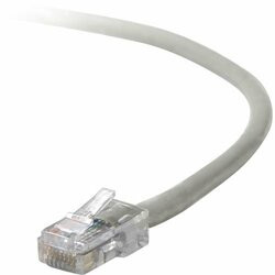 BELKIN COMPONENTS A3L791-06 6FT CAT5E PATCH CABLE, UTP, GRAY PVC JACKET, 24AWG, T568B, 50 MICRON, GOLD PLATE