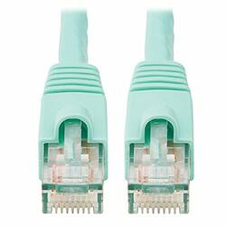 TRIPP LITE N261-025-AQ 25FT AUGMENTED CAT6 CAT6A SNAGLESS 10G PATCH CABLE RJ45 AQUA