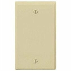 UNIRISE USA, LLC WP-BLANK-IVY BLANK WALL PLATE, SINGLE GANG, IVORY