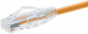 UNIRISE USA, LLC CS6-20F-ORG 20FT CAT6 CLEARFIT SLIM PATCH CABLE ORG