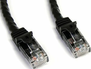 STARTECH.COM N6PATCH75BK 75FT CAT6 ETHERNET CABLE BLACK 100W POE
