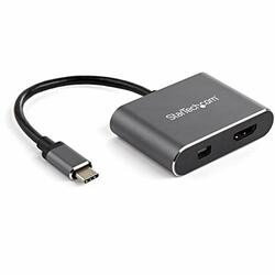 STARTECH.COM CDP2HDMDP 2-IN-1 USB-C MULTIPORT VIDEO ADAPTER 4K 60HZ MINI DISPLAYPORT 1.2 OR HDMI 2.0 -