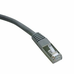 TRIPP LITE N125-025-GY 25FT CAT6 GIGABIT MOLDED SHIELDED PATCH CABLE STP RJ45 M/M GRAY 25FT