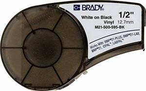 BRADY PEOPLE ID - CIPI M21-500-595-BK CART M21 B595 0.5INX21FT WHT/BLU