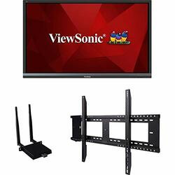 VIEWSONIC IFP6550-E1 BUNDLE INCLUDES A 65INCH VIEWBOARD IFP6550 4K INTERACTIVE FLAT PANEL, A LB-WIFI-