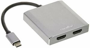 ROCSTOR Y10A203-A1 USB-C TO DUAL HDMI MULTI-MONITOR ADAPTE