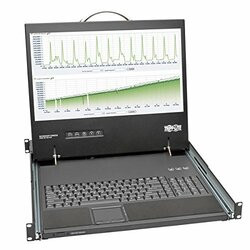 TRIPP LITE B021-000-19-SH RACK CONSOLE SHORT-DEPTH KVM CABLE KIT W/ 19INCH LCD VGA 1U
