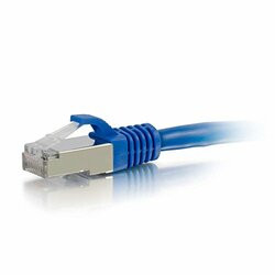 C2G 27256 10FT CAT5E SNAGLESS SHIELDED (STP) ETHERNET NETWORK PATCH CABLE - BLUE