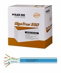 BLACK BOX EYN870A-PB-1000 GIGATRUE 550 CAT6 BULK   1000FT, PVC, BLUE PLBOX