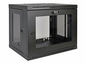 TRIPP LITE SRW9UG 9U WALL MOUNT RACK ENCLOSURE SERVER CABINET W/ ACRYLIC GLASS FRONT DOOR