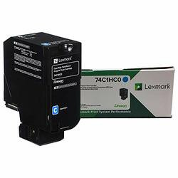 LEXMARK 74C1HC0 CS725 CYAN HY RETURN PROGRAM TONER CART
