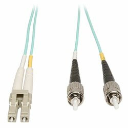 TRIPP LITE N818-03M 3M MMF FIBER CABLE 10GB 50 LC/ST AQUA