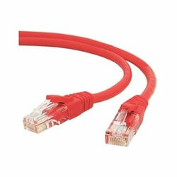 UNIRISE USA, LLC PC5E-01F-RED-SH-S 1FT RED CAT5E SHIELDED PATCH CABLE, F/UTP, SNAGLESS