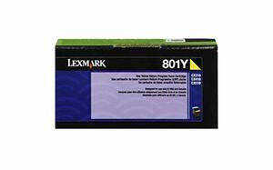 LEXMARK 80C10Y0 YELLOW RETURN PROGRAM TONER CARTRIDGE