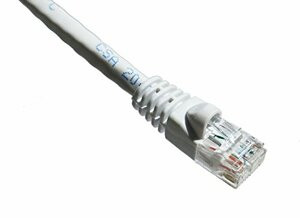 AXIOM C6AMB-W1-AX AXIOM 1FT CAT6A 650MHZ PATCH CABLE MOLDED BOOT (WHITE)