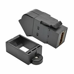 TRIPP LITE P164-000-KPA-BK HDMI COUPLER KEYSTONE PANEL MOUNT ANGLED F/F BLACK
