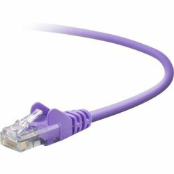 BELKIN COMPONENTS A3X126-06-PUR-S CROSSOVER CABLE - RJ-45 (M) - RJ-45 (M) - 6 FT - ( CAT 5E ) - PURPLE