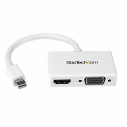 STARTECH.COM MDP2HDVGAW CONNECT A MINI DISPLAYPORT-EQUIPPED PC OR MAC TO AN HDMI OR VGA DISPLAY - MINI D