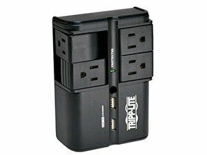TRIPP LITE SK40RUSBB SURGE 4 OUTLET 3.4A USB CHARGER TABLET SMARTPHONE IPAD IPHONE