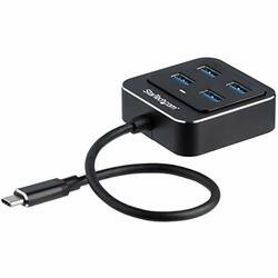 STARTECH.COM HB31C4AB TURN YOUR LAPTOPS USB-C PORT INTO FOUR USB TYPE-A PORTS, WITH DATA TRANSFER SPEE