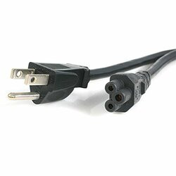 STARTECH.COM PXT101NB3S10 OUR 10 FT. 3-SLOT LAPTOP POWER CORD FEATURES ONE NEMA 5-15P AND ONE C5 CONNECTOR