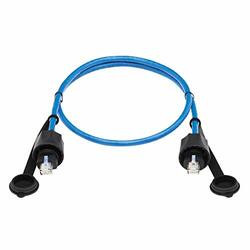 TRIPP LITE N200P-003BL-IND INDUSTRIAL CAT6 UTP ETHERNET CABLE (RJ45 M/M), 100W POE, CMR-LP, IP68, BLUE, 3 F