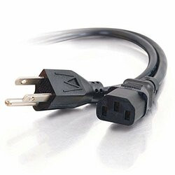 C2G 3133 6FT 18 AWG SHIELDED UNIVERSAL POWER CORD(NEMA 5-15P TO IEC320C13) (TAA COMPLIANT
