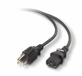 BELKIN COMPONENTS F3A104-15 AC POWER REPLACEMENT CABLE - POWER IEC 320 EN 60320 C14 - FEMALE - POWER NEMA 1-