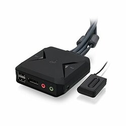 IOGEAR GCS52DP EASILY SWITCH BETWEEN YOUR TWO DISPLAYPORT COMPUTERS AND CONTROL THEM WITH ONE M