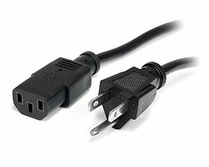 STARTECH.COM PXT101 5-15 TO C13 POWER CORD - 6 FT COMPUTER POWER CORD - AC POWER CORD - NEMA POWER C