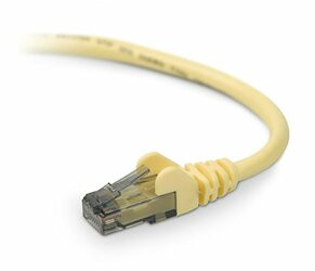 BELKIN COMPONENTS A3L980-08-YLW-S CAT6 SNAGLESS PATCH CABLE  RJ45M/RJ45M; 8 YELLOW