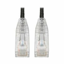 TRIPP LITE N201-S15-BK CAT6 GIGABIT PATCH CABLE SNAGLESS RJ45 MOLDED SLIM BLACK 15FT