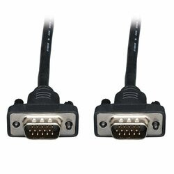 TRIPP LITE P502-025-SM 25FT VGA COAX MONITOR CABLE LOW PROFILE WITH RGB HIGH RESOLUTION HD15 M/M 25FT