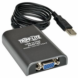 TRIPP LITE U244-001-VGA-R USB 2.0 TO VGA ADAPTER, USB2VGA 128MB - 1920X1200,1080P