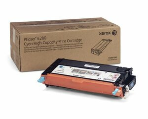 XEROX 106R01392 HIGH CAPACITY CYAN TONER CARTRIDGE (5,900 PAGES) FOR PHASER 6280