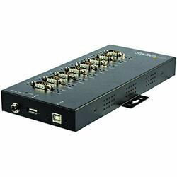 STARTECH.COM ICUSB234858I INDUSTRIAL 8 PORT SERIAL HUB 15KV LEVEL 4 ESD - IP30 RATING METAL USB TO SERIAL