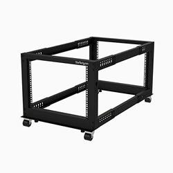 STARTECH.COM 4POSTRACK8U 8U 19IN OPEN FRAME SERVER RACK ADJ DEPTH
