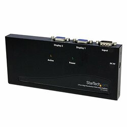 STARTECH.COM ST122PRO SPLIT A SINGLE HIGH RESOLUTION VGA VIDEO SIGNAL TO 2 MONITORS OR PROJECTORS - VG