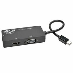 TRIPP LITE P137-06N-HDV-4K 6IN MINI DISPLAYPORT TO VGA / DVI / HDMI ADAPTER CONVERTER 4KX 2K 6INCH