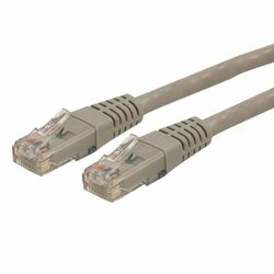 STARTECH.COM C6PATCH6GR 6FT GRAY CAT6 ETHERNET CABLE DELIVERS MULTI GIGABIT 1/2.5/5GBPS & 10GBPS UP TO 1