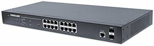 INTELLINET 561341 INTELLINET 16-PORT GIGABIT POE+ WEB-MANAGED SWITCH WITH 2 SFP PORTS WITH 220 WAT