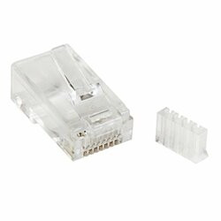 STARTECH.COM CRJ45C6SOL50 SOLID WIRE CAT 6 MODULAR PLUG - 50 PACK - THIS CAT 6 RJ45 MODULAR PLUG CAN BE US