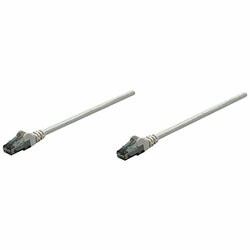 INTELLINET 340380 5 FT GREY CAT6 SNAGLESS PATCH CABLE